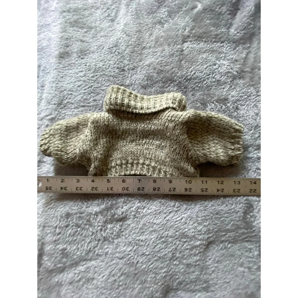 Winter Knit Teddy Bear Holiday Christmas Pine Plush Tree Sweater Turtleneck s20